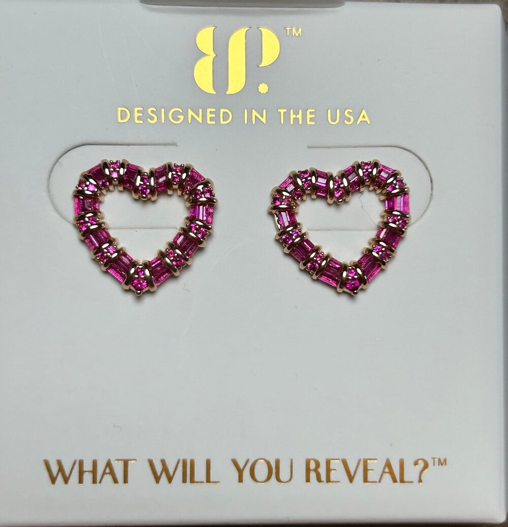 Bomb Party July 2026 Hearts! Loved by All Earrings ER83076